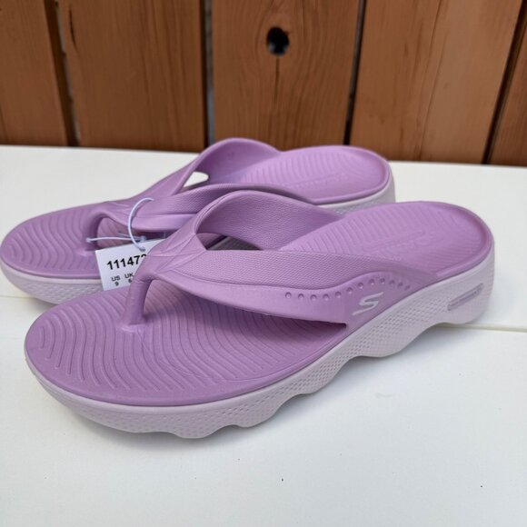 Skechers Foamies Womens Size 9 Lavender Massage Fit Sandals - Picture 1 of 8
